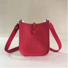 Hermès Mini Evelyne TPM Táska Piros