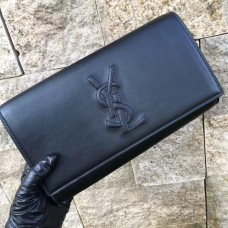 YSL Clutch 27cm Fekete