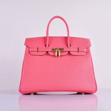 Hermès Birkin 35cm Togo Bőr Kézitáska Ajakrózsaszín Arany
