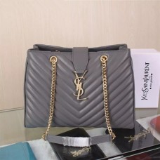 YSL Saint Laurent Monogram Bevásárlótáska Szürke