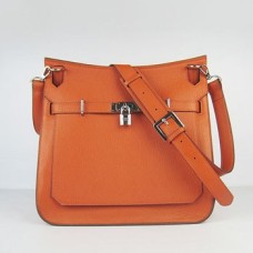 Hermès Jypsière 28cm Crossbody Táska Narancssárga Ezüst
