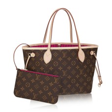 Louis Vuitton M41245 Neverfull PM Válltáska Monogram Vászon M41245