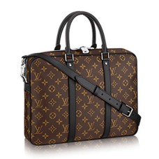 Louis Vuitton M52005 Porte-Documents Voyage PM aktatáska Monogram Macassar Canvas