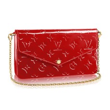 Louis Vuitton M61293 Pochette Felicie lánctárca Monogram Vernis