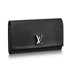 Louis Vuitton M62329 Lockme II Taurillon bőr pénztárca