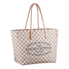 Louis Vuitton N41375 Cabas MM válltáska Damier Azur Canvas