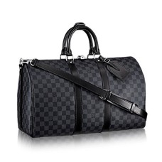 Louis Vuitton N41418 Keepall Bandouliere 45 sporttáska Damier grafit vászon