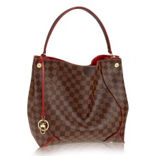 Louis Vuitton N41555 Caissa Hobo táska Damier Ebene Canvas