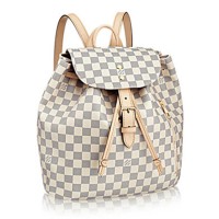 Louis Vuitton N41578 Sperone hátizsák Damier Azur Canvas