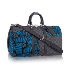 Louis Vuitton N41700 Keepall Bandouliere 45 táska Damier grafit vászon