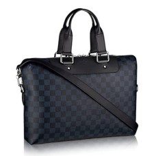Louis Vuitton N42241 Porte-Documents Jour aktatáska Damier Cobalt Canvas