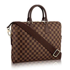 Louis Vuitton N42242 Porte Documents Jour aktatáska Damier Ebene Canvas