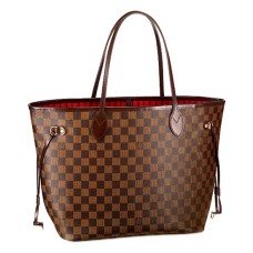 Louis Vuitton N51105 Neverfull MM válltáska Damier Ebene Canvas