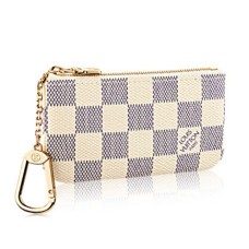 Louis Vuitton N62659 kulcstartó Damier Azur Canvas