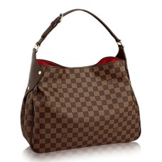 Louis Vuitton N63542 Reggia Hobo Bag Damier Ebene Canvas