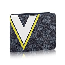 Louis Vuitton N64010 karcsú pénztárca Damier Cobalt Canvas