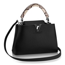Louis Vuitton N92800 Capucines PM Tote Bag Taurillon bőr